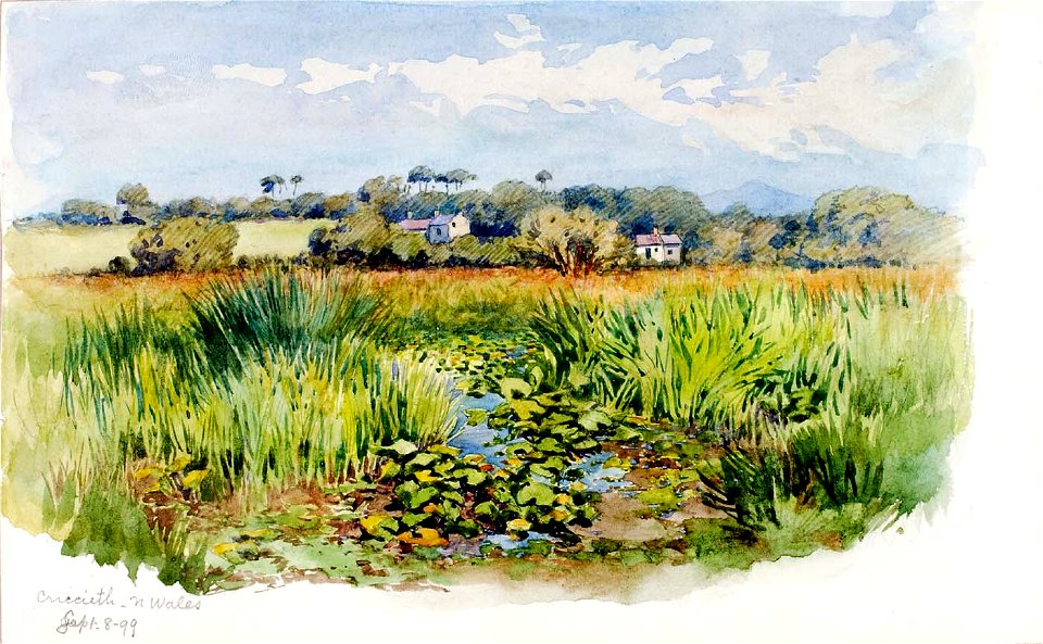 George Elbert Burr - Criccieth, N Wales - 1983.83.278 - Smithsonian American Art Museum