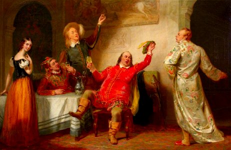George Clint (1770-1854) - Malvolio and Sir Toby (from William Shakespeare's 'Twelfth Night', Act II, Scene iii) - 485055 - National Trust