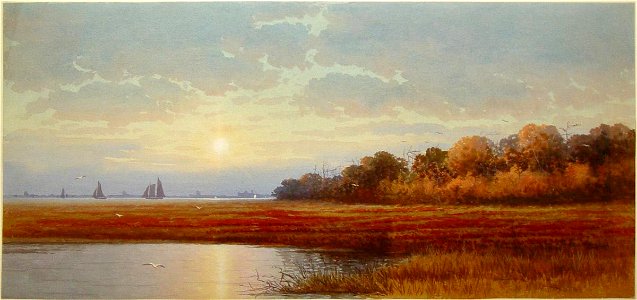 George Emerick Essig - Autumn at South Atlantic City - 1919.47.1 - Reading Public Museum