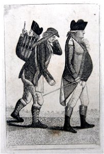 George Cranstoun in the basket & Capt- Mingay (BM 1935,0522.13.26)