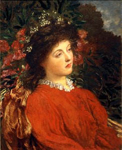 George Frederic Watts - Portrait of Eveleen Tennant (later Mrs. F.W.H. Myers)