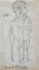 George Cruikshank - self-study - 7407 - recto