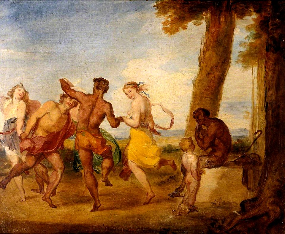 George Frederic Watts (1817-1904) - Nymphs and Satyrs - N04557 - National Gallery