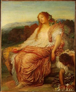 George Frederick Watts - Ariadne - 1943.213 - Fogg Museum. Free illustration for personal and commercial use.