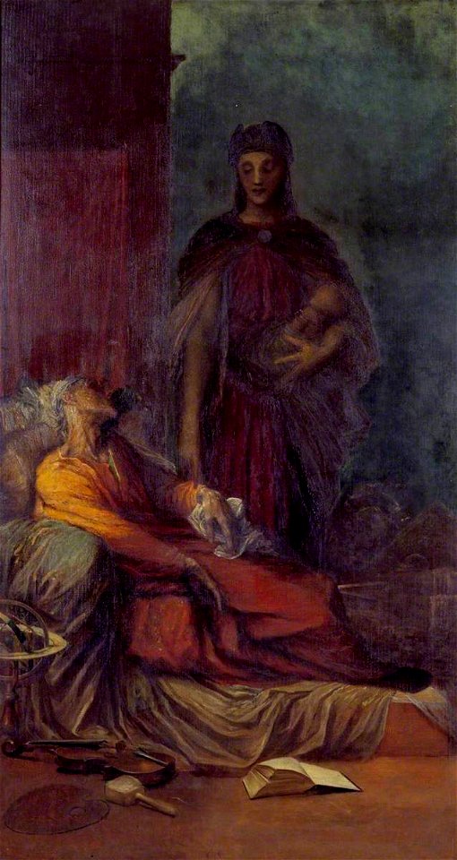 George Frederic Watts (1817-1904) - The Messenger - NG1646 - National Gallery
