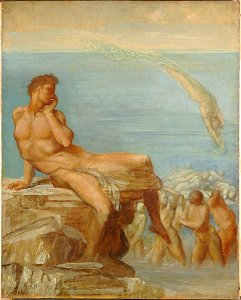 George Frederick Watts - The Genius of Greek Poetry - 1943.207 - Fogg Museum. Free illustration for personal and commercial use.