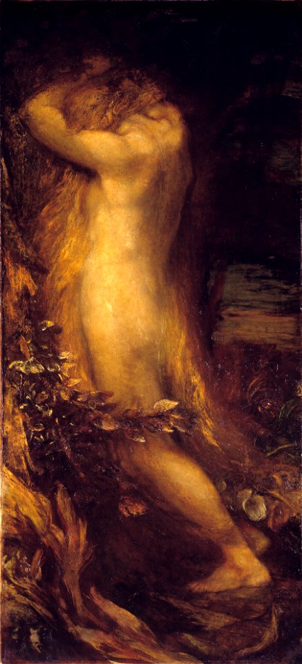 George Frederic Watts - Eve Repentant - Google Art Project