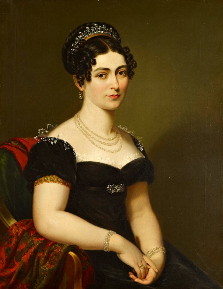 George Dawe (1781-1829) - Victoria, Duchess of Kent (1786-1861) - RCIN 407127 - Royal Collection