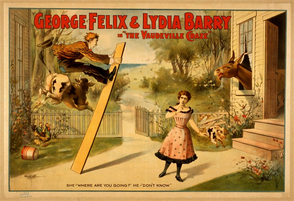 George Felix & Lydia Barry in The vaudeville craze LCCN2014635690