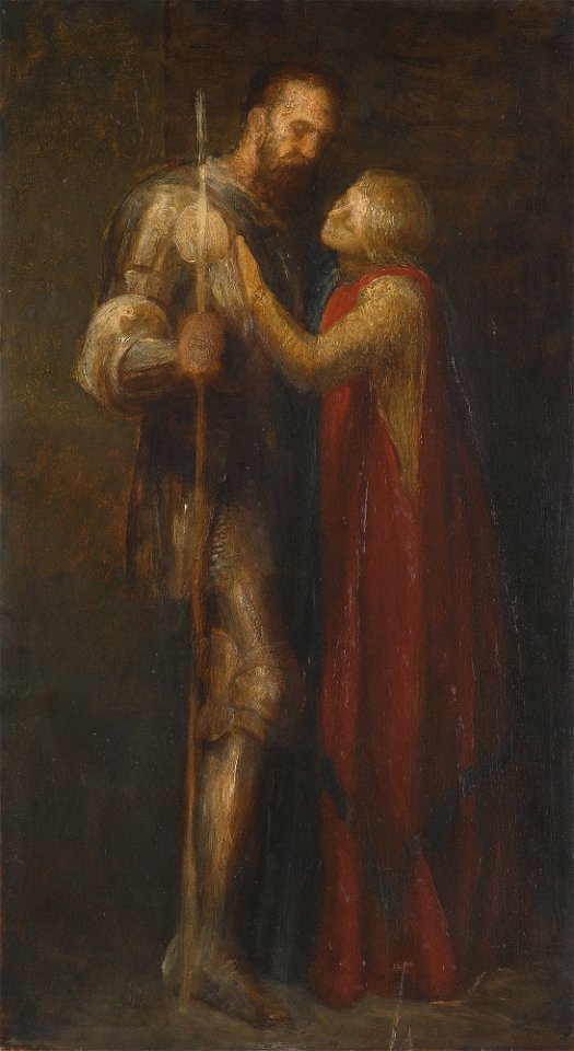 George Frederic Watts - Knight and Maiden