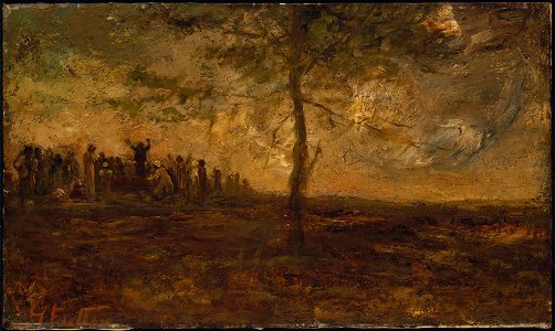 George Fuller - Negro Funeral, Alabama - 21.2174 - Museum of Fine Arts