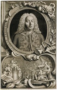 George Frideric Handel by Houbraken 1760