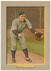 George Gibson, Pittsburgh Pirates, baseball card portrait LCCN2007685654
