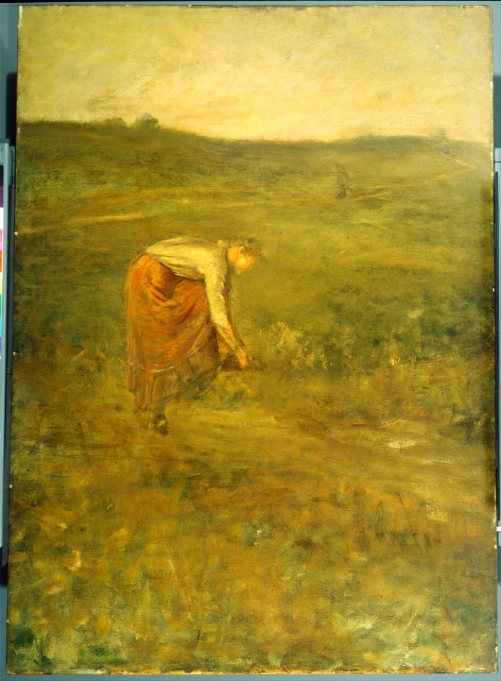 George Fuller - Girl Tying Her Shoe - Google Art Project
