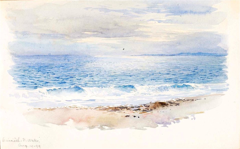 George Elbert Burr - Criccieth, N. Wales - 1983.83.272 - Smithsonian American Art Museum