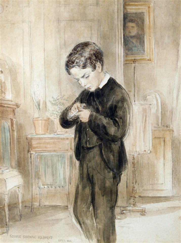 George Goodwin Kilburne Eton schoolboy