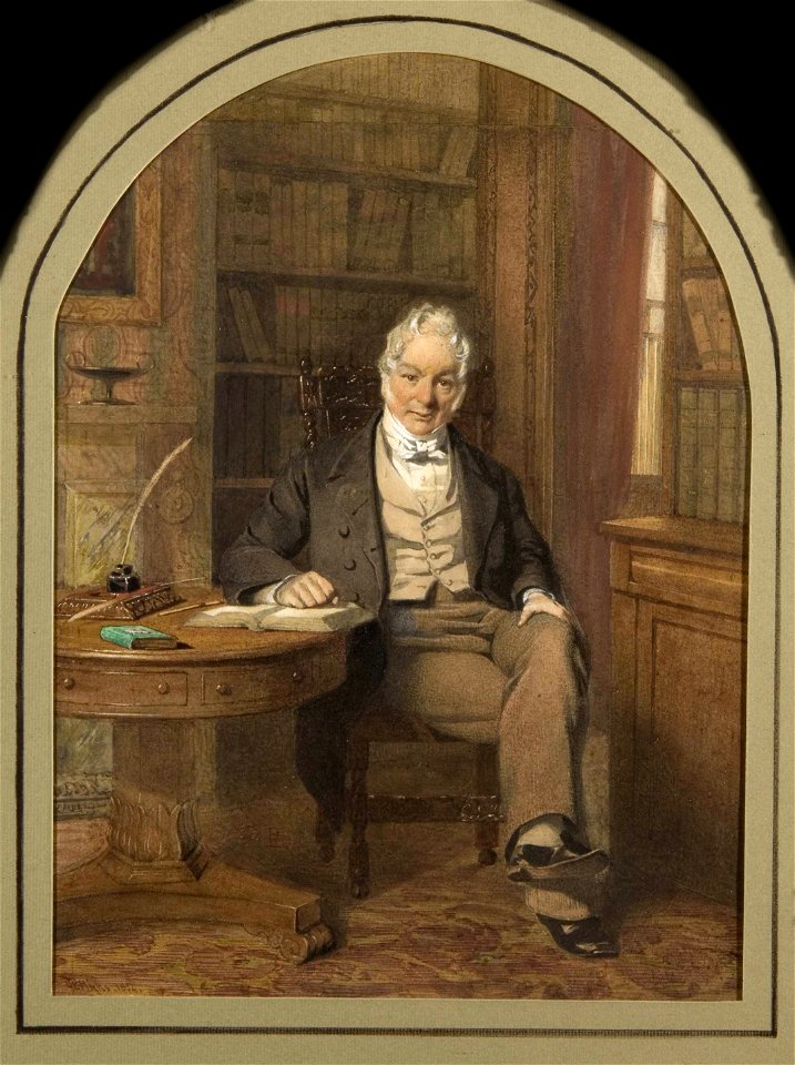 George Elgar Hicks Portrait of Edward Hicks 1854