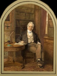 George Elgar Hicks Portrait of Edward Hicks 1854