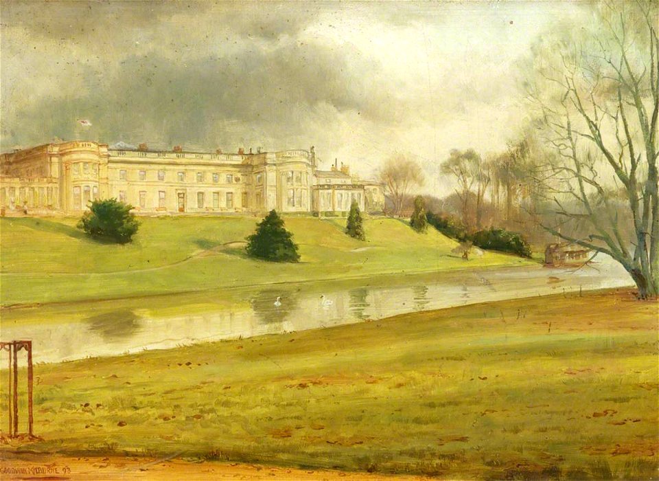 George Goodwin Kilburne (1839-1924) - Wynyard Park Overlooking the Lake - 1221394 - National Trust