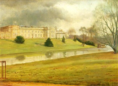 George Goodwin Kilburne (1839-1924) - Wynyard Park Overlooking the Lake - 1221394 - National Trust