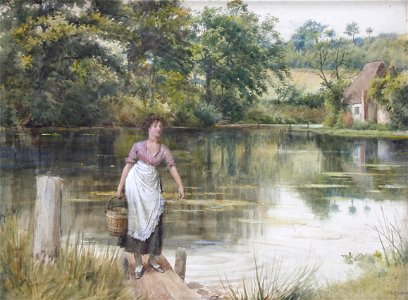 George Goodwin Kilburne Fetching Water
