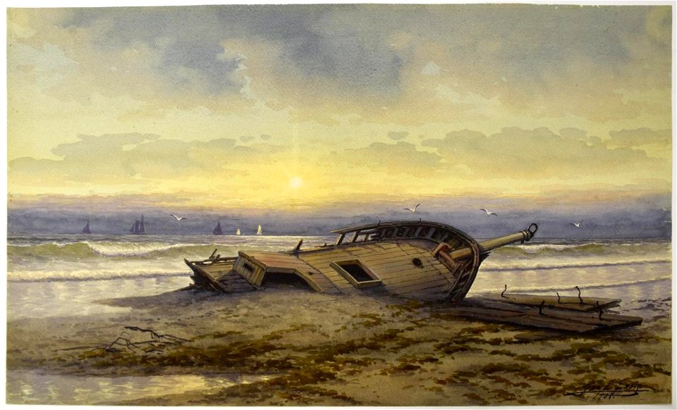 George Emerick Essig - Where the Ship Perished - 1919.41.1 - Reading Public Museum
