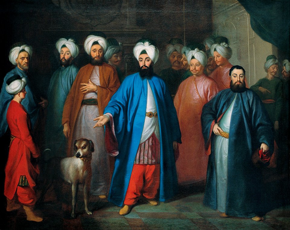 George Engelhardt Schröder - Mehmed Said Efendi and his Retinue - Google Art Project