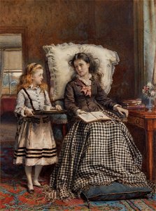 George Goodwin Kilburne The Nursemaid