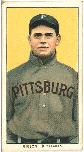 George Gibson, Pittsburgh Pirates, baseball card portrait LCCN2008676542