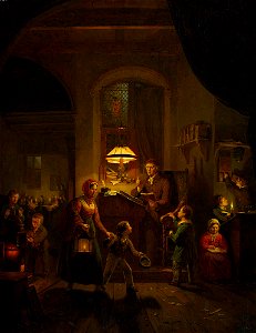 George Gillis Haanen - De avondschool
