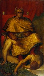 George Frederic Watts (1817-1904) - Mammon - N01630 - National Gallery. Free illustration for personal and commercial use.