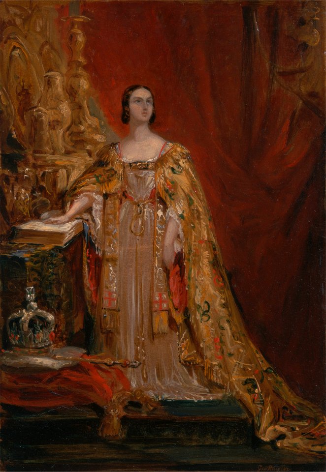 George Hayter - Queen Victoria Taking the Coronation Oath, June 28, 1838 - Google Art Project
