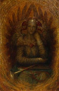 George Frederic Watts (1817-1904) - The Dweller in the Innermost - N01631 - National Gallery. Free illustration for personal and commercial use.