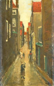 George Hendrik Breitner - Buurtje in de Amsterdamse Jordaan