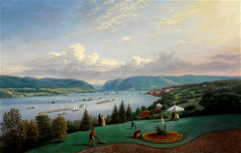 George Harvey - Newburgh on Hudson - 43.174 - Rhode Island School of Design Museum