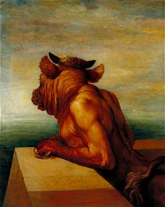 George Frederic Watts - The Minotaur - Google Art Project. Free illustration for personal and commercial use.