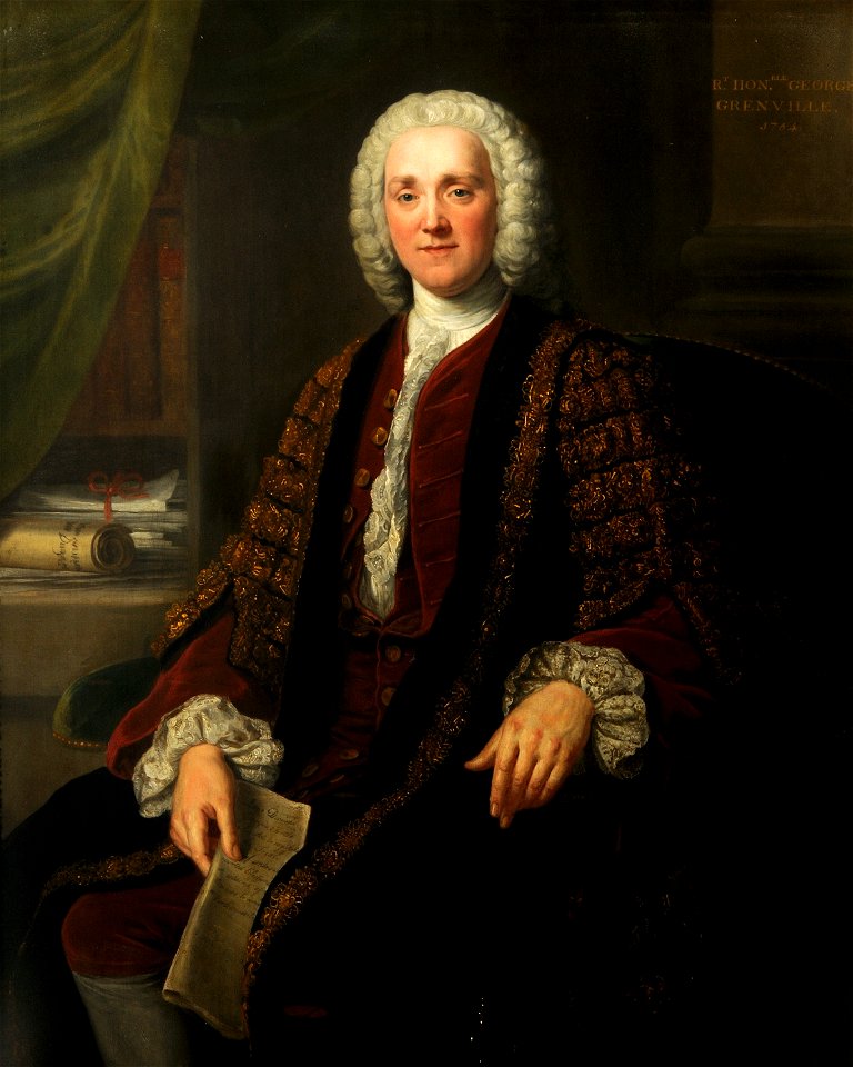 George Grenville (1712–1770) by William Hoare (1707-1792)