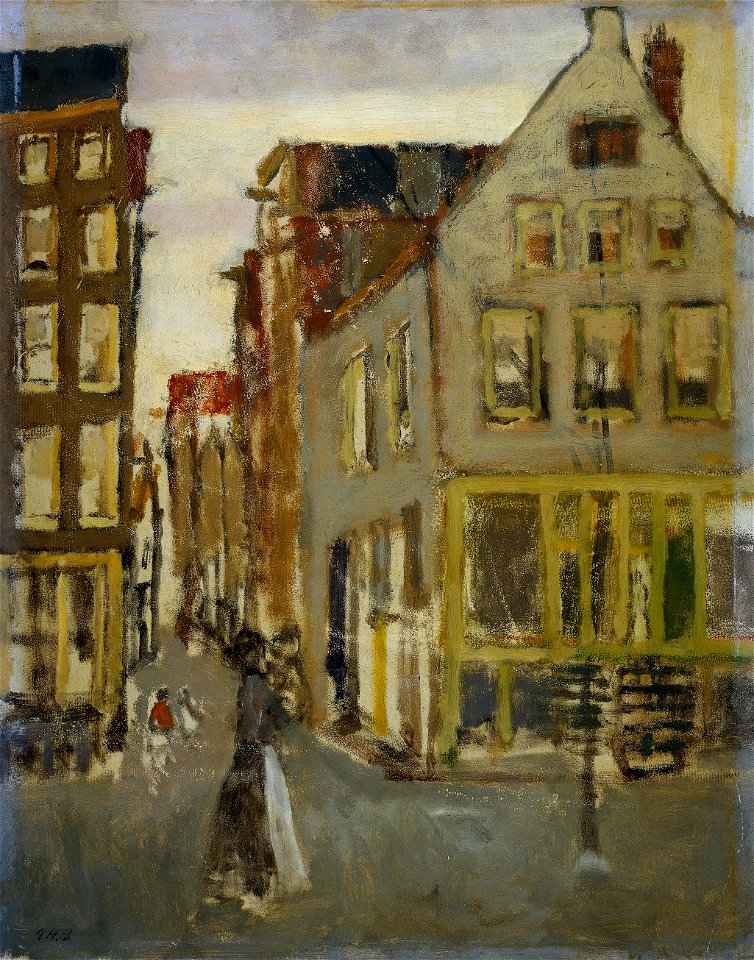 George Hendrik Breitner - De Lauriergracht bij de Tweede Laurierdwarsstraat