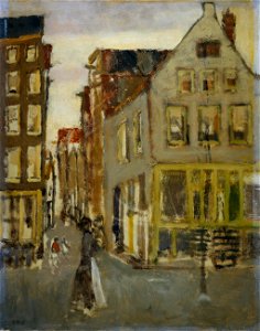 George Hendrik Breitner - De Lauriergracht bij de Tweede Laurierdwarsstraat