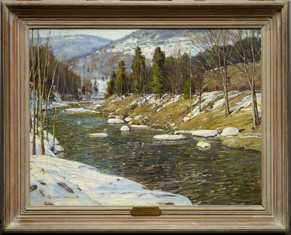 George Gardner Symons - Through Wooded Hills - 1914.4 - Dallas Museum of Art