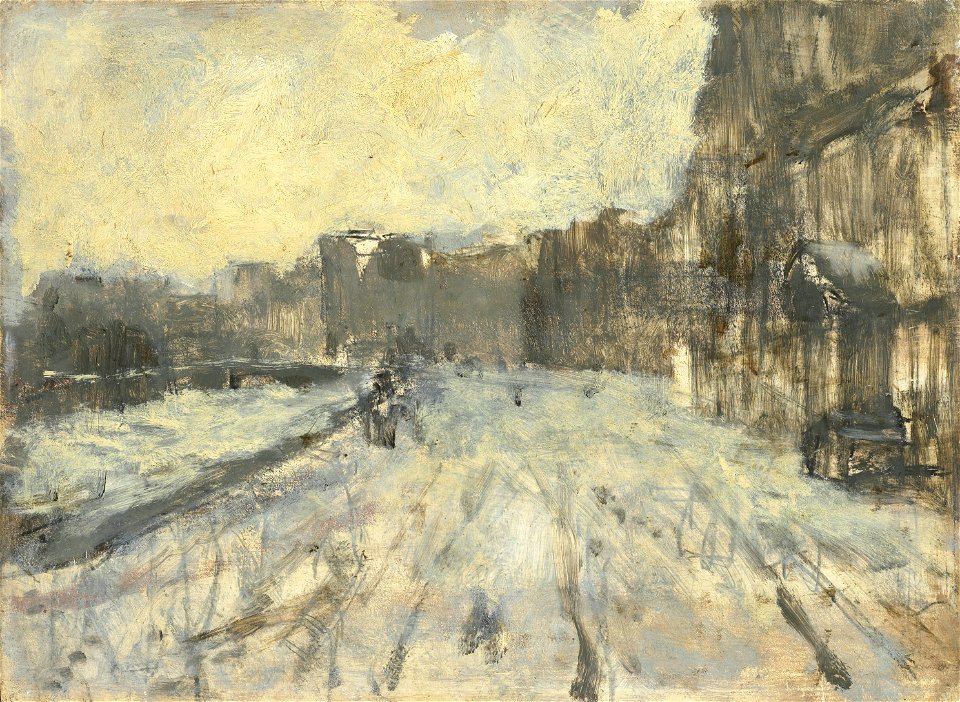 George Hendrik Breitner - Het Rokin te Amsterdam2