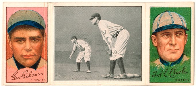 George Gibson-Fred T. Clarke, Pittsburgh Pirates, baseball card portrait LCCN2008678432