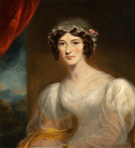 George Henry Harlow (1787-1819) (style of) - Portrait of an Unknown Young Lady in White - 1230402 - National Trust