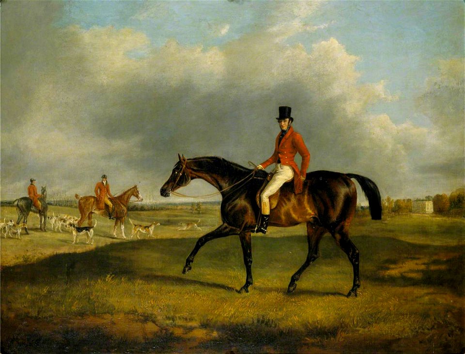 George Henry Laporte (1799-1873) - Archibald Montgomerie (1812–1861), 13th Earl of Eglinton, PC, KT, on 'Emerald' - 446683 - National Trust