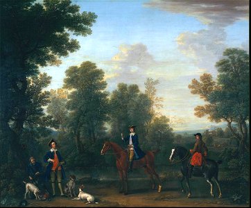 George Henry Lee, 3rd Earl of Litchfield, and his Uncle the Hon. Robert Lee