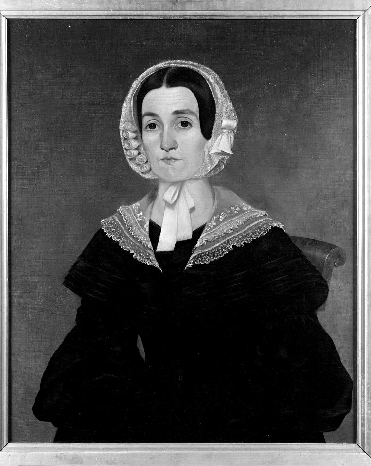 George Henry Durrie - Mrs. David R. Van Derveer (Eliza Holmes Ellis) - 58.1366 - Museum of Fine Arts