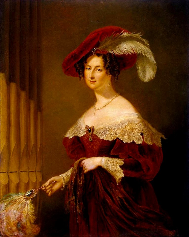 George Hayter - Portrait of Countess Yelizaveta Vorontsova - WGA11228