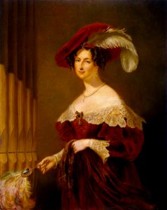 George Hayter - Portrait of Countess Yelizaveta Vorontsova - WGA11228