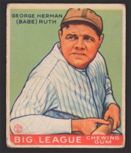 George Herman (Babe) Ruth, Big League Chewing Gum LCCN2014646962