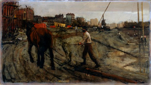 George Hendrik Breitner - Bouwterrein